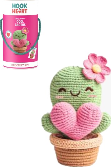 Hook & Heart Heklesett Kaktus Hook & Heart Heklesett Kaktus