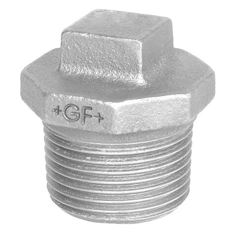 Georg-Fischer Plug beaded galvanized 1/8 Georg-Fischer Plug beaded galvanized 1/8