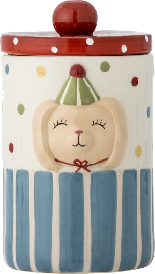 Bloomingville Mini Party Jar W/Lid - MULTI-COLOURED - 30.5
