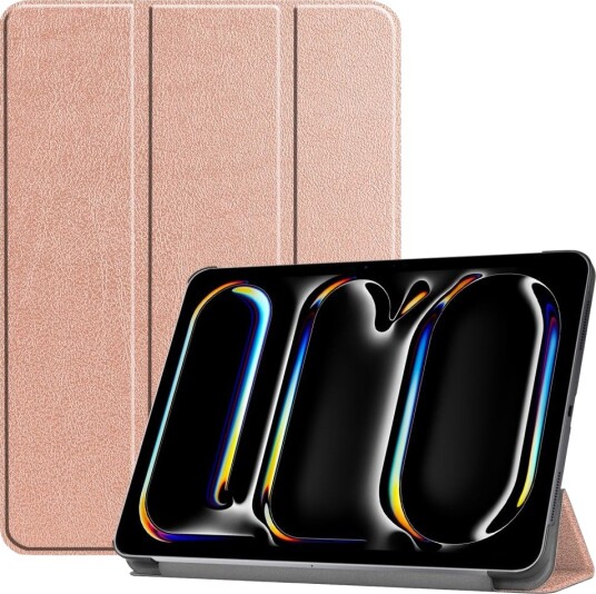 Trolsk Deksel med Stativfunksjon iPad Pro 11 (2024-2025) Roségull