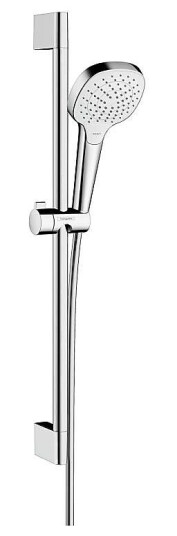 Hansgrohe Croma Select E Vario dusjsett 900 mm, Hvit/Krom