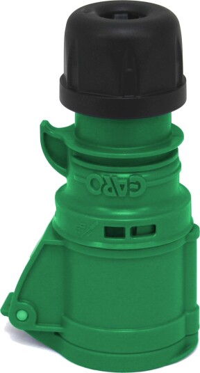 Garo S 316-10 S Skjøtekontakt IP44, 4-Polet, 16 A Grønn, 10 H