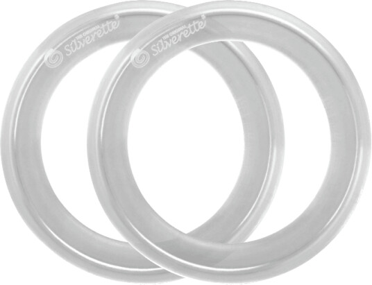 Silverette O Feel silikonring 2 stk.