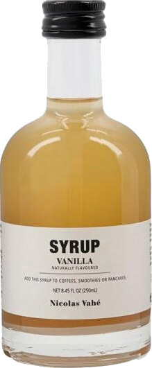 Nicolas Vahé - Sirup vanilje 25 cl Nicolas Vahé - Sirup vanilje 25 cl