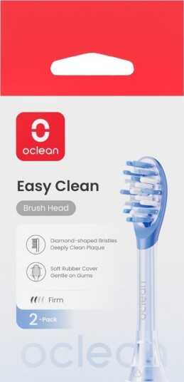 Oclean Børstehode Easy Clean 2 Pakk Blå Oclean Børstehode Easy Clean 2 Pakk Blå