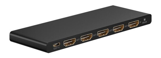 Goobay HDMI-Splitter 1 til 4 4K 60Hz Goobay HDMI-Splitter 1 til 4 4K 60Hz