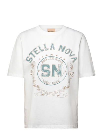 Stella Nova Stella Nova Printed T Shirt   White   S