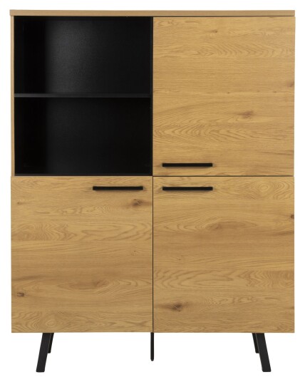 BRIXX LIVING Mallow skap, Villeik-look, B:120 Unoliving