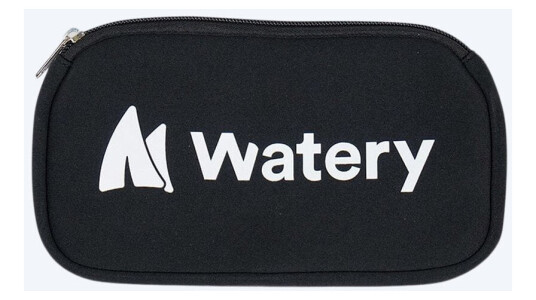Watery neoprenpose Simple Svart Svømmebrille etui