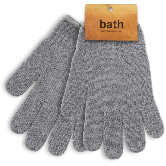 Palmetten Massage Glove 2-pack Light Grey Massage Glove 2-pack Light