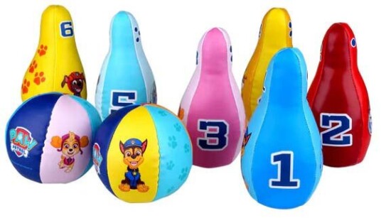 Paw Patrol mykt bowlingsett Paw Patrol mykt bowlingsett