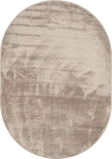 Ovalt ryeteppe Aranga Super Soft Fur brun Størrelse: 160 x 230 cm