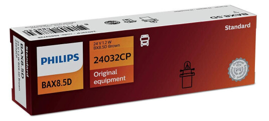 Philips BX 8,5d Brown Bax 10 pakning