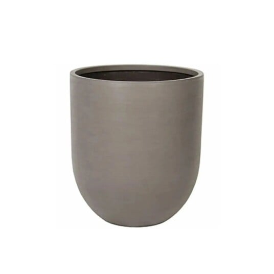 Homefactory RO Fiber pot Brown 301019
