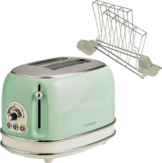 Ariete Vintage Brødrister 155 Grønn 2 skiver 810W