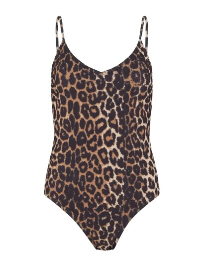 Becksöndergaard Leopa Bea Swimsuit Brown S