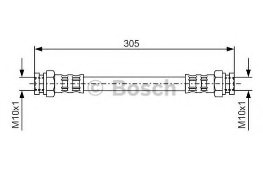 Bremseslange BOSCH 1 987 476 678