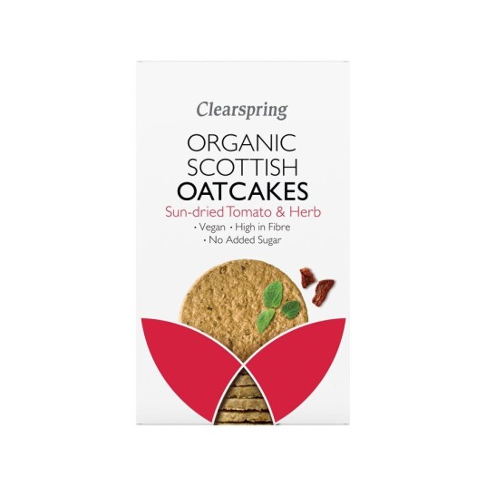 Clearspring oat cakes sun dried tomato & herb 200 g