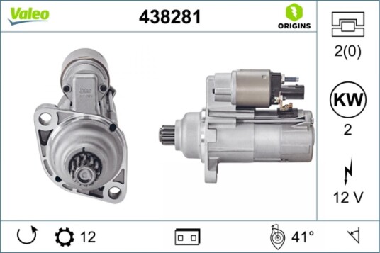VALEO 438281 Starter VALEO 438281 Starter