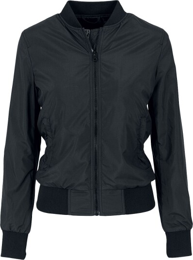 Urban Classics Overgangsjakke - Ladies Light Bomber Jacket - XS til XL - Damer - svart