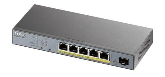 ZyXEL GS1350-6HP 6 Port managed CCTV PoE switch (4718937604487)
