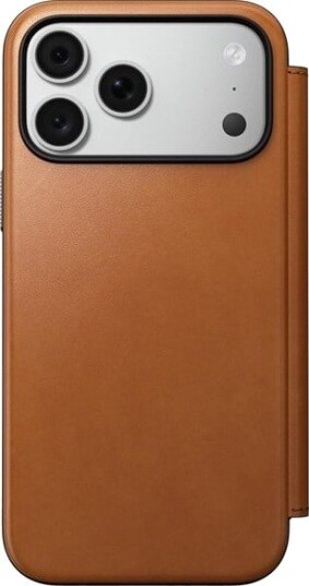 Nomad Modern Leather Folio - saddle (Horween) - iPhone 18 Pro Max/17 Pro Max