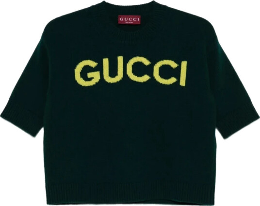 Gucci Dame Strikkevarer Grønn M, Gucci Dame Strikkevarer Grønn M,