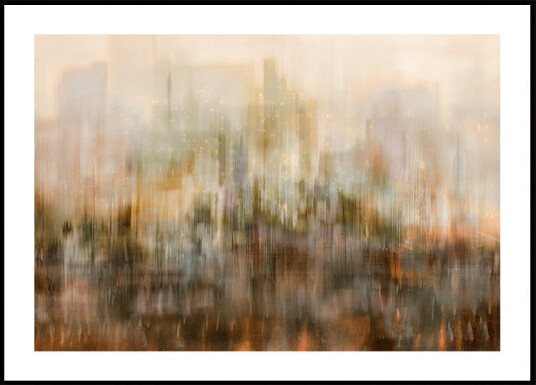 Evening City Plakat Plakat / 40x50cm