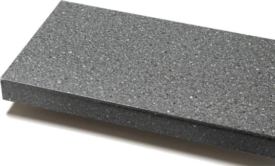 Benkeplate Fibo Laminat 125 Granite Black