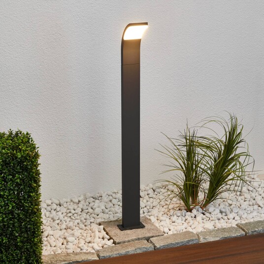 Lucande Grafittfarget LED-veilys Timm 100 cm