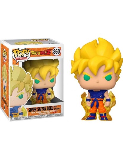 Funko Pop! Vinyl Dragon Ball Z Super Saiyan Goku - Første Opptreden 9 cm