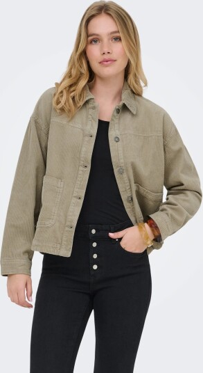 ONLY Onlkana Corduroy Jacket Otw   Beige   XS