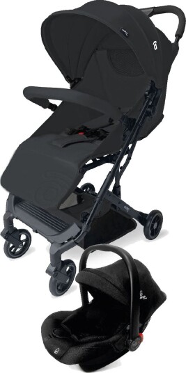 Asalvo Tumbucto Travel System Duovogn Med Bilstol - Maks 22 kg - Svart