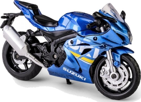 Daffi MSZ Suzuki GSX R1000 Modellmotorsykkel 1:18 Blå Daffi MSZ Suzuki GSX R1000 Modellmotorsykkel 1:18 Blå