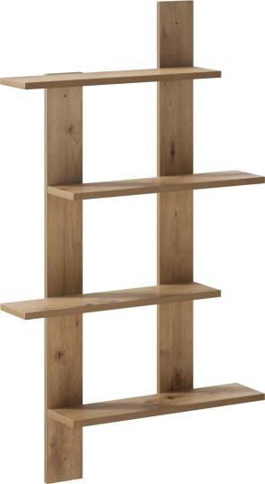 vidaXL Vegghylle Artisan eik 61 x 13,5 x 105 cm Konstruert tre