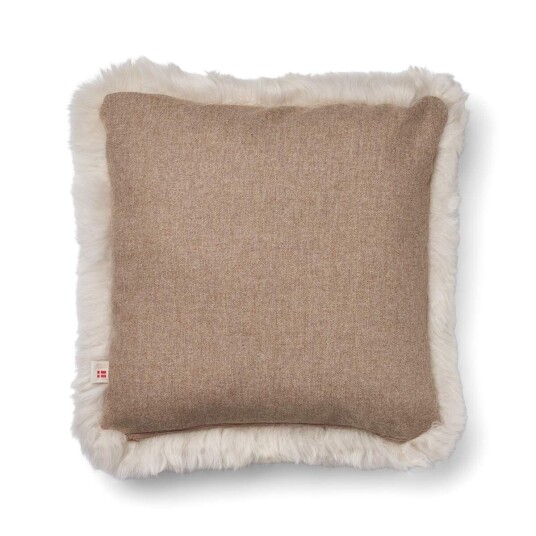 Natures Collection Classic Collection Ullpute Langhåret 52x52 cm Beige / Beige Natures Collection Classic Collection Ullpute Langhåret 52x52 cm Beige / Beige