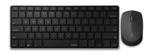 RAPOO 9000M keyboard - Tastatur & Mussett - Nordisk - Svart RAPOO 9000M keyboard - Tastatur & Mussett - Nordisk - Svart