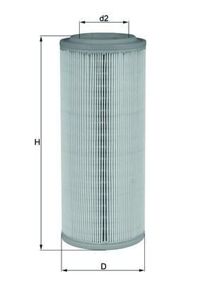 Luftfilter MAHLE ORIGINAL LX 2682