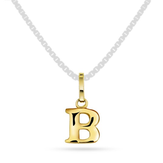 Pan Jewelry, Anheng i 585 gult gull bokstav B Pan Jewelry, Anheng i 585 gult gull bokstav B