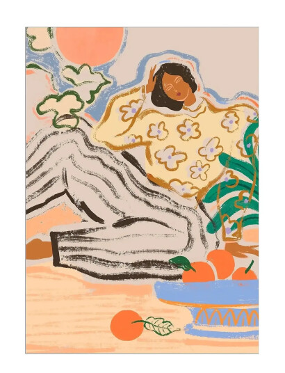 Poster & Frame Arty Guava - Lazy Days - Multi/patterned - 70X100CM Poster & Frame Arty Guava - Lazy Days - Multi/patterned - 70X100CM
