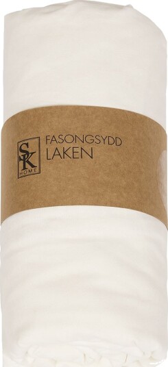 SK Home Fasongsydd laken 90x200 Hvit