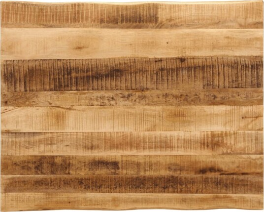 Bordplate naturlig kant 110x80x3,8 cm grovt heltre mangotre
