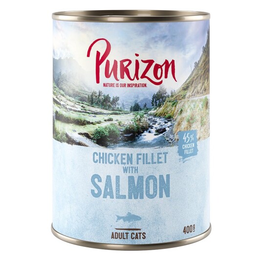 Purizon Adult 6 X 400 G Kornfritt Hønsefilet Med Laks