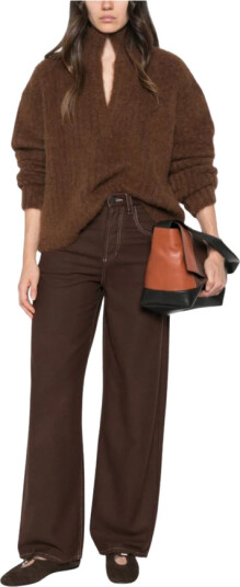 UMA Wang Dame Jeans Brun S,