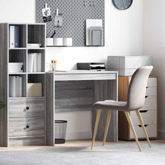 Skrivebord Grå Sonoma 80x50x76 cm Konstruert tre Skrivebord Grå Sonoma 80x50x76 cm Konstruert tre