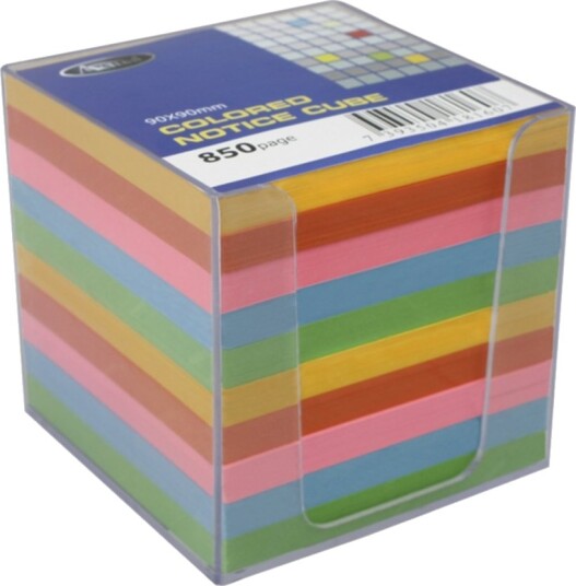 Blokkterning inkl. holder, farget papir