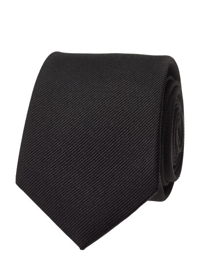 Amanda Christensen Slim Tie - Black - ONE SIZE Amanda Christensen Slim Tie - Black - ONE SIZE