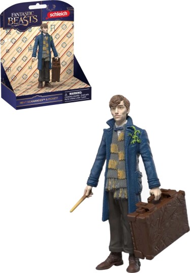 Schleich Newt Scamander & Pickett Lekefigur i Farger Blå Brun Grønn Gul