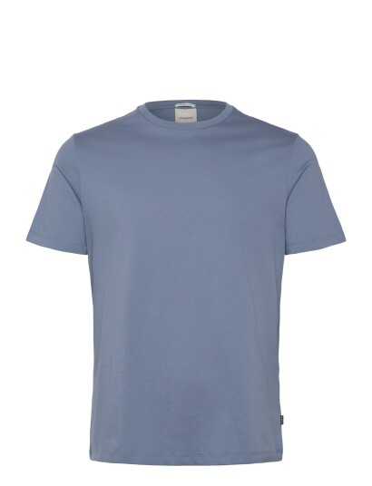 Lindbergh Black Mercerized Cotton Tee S/S   Navy   XXL