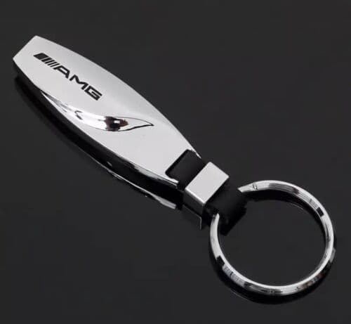 Mercedes Benz AMG Chrome Metal Keyring Luxury Keychain High Quality Mercedes Benz AMG Chrome Metal Keyring Luxury Keychain High Quality